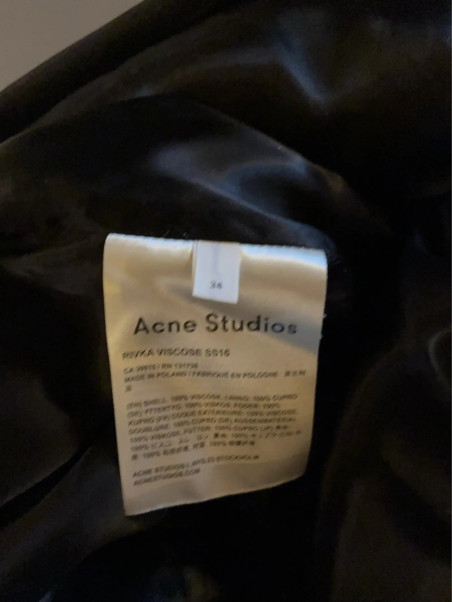 Acne Studios Rivka Dress