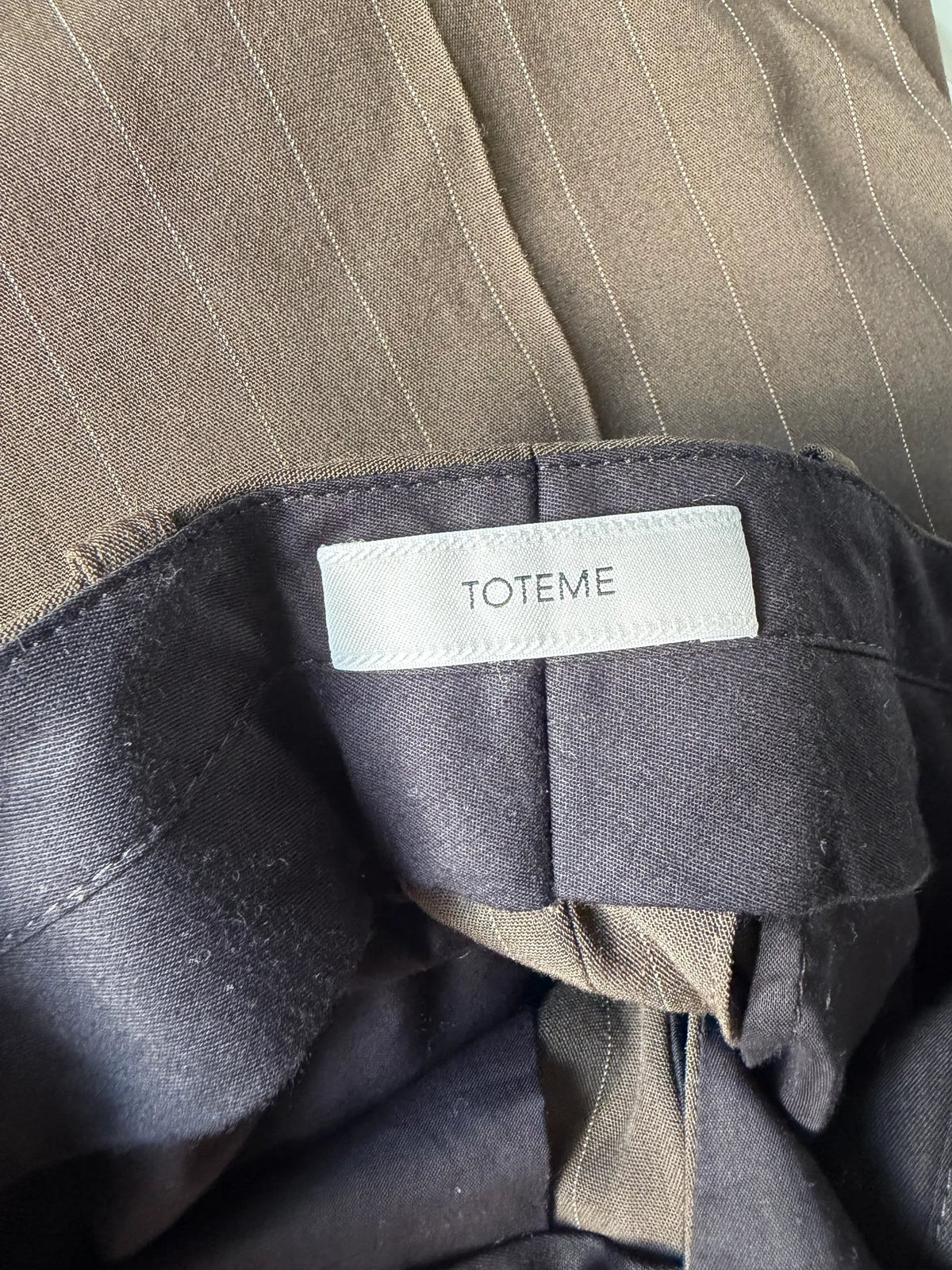 Toteme Wide Pinstripe-kostymbyxor NWOT