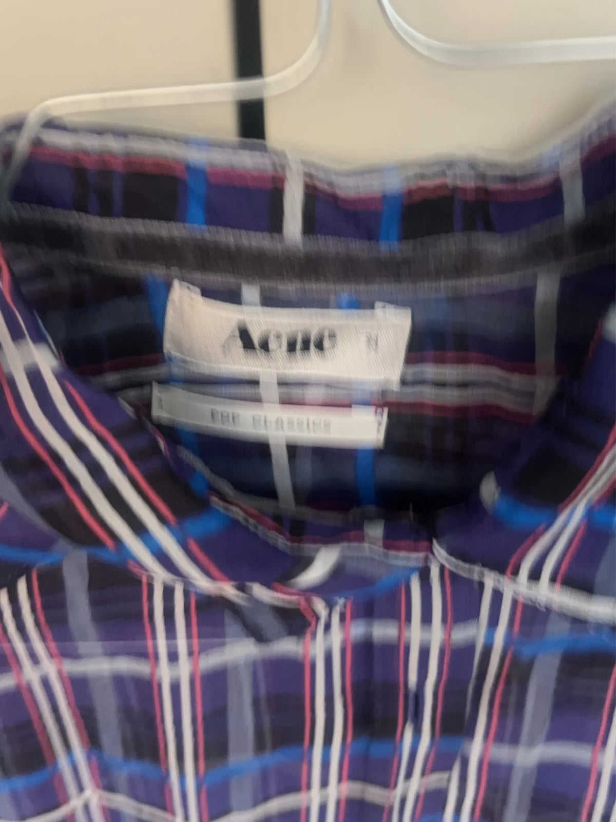 Acne Studios-sidenskjorta