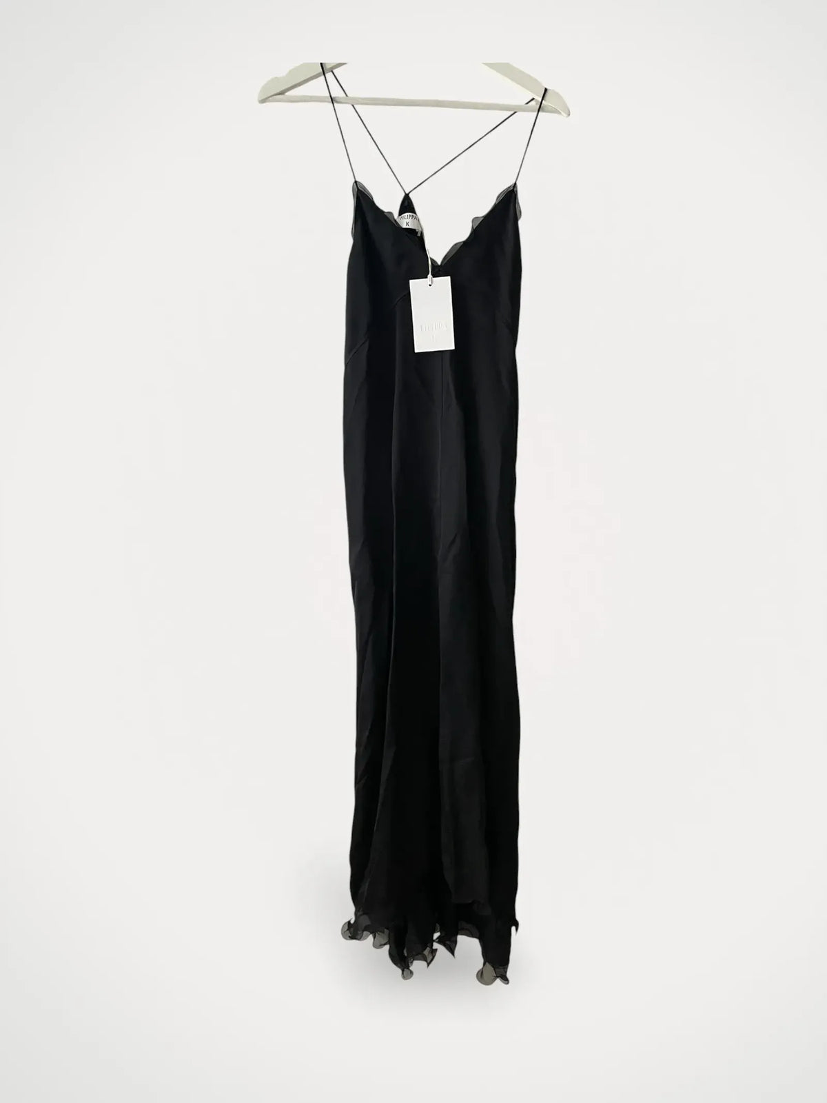 Filippa K Structure Frill-sidenklänning NWOT