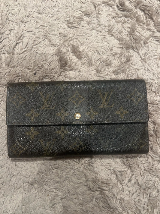 Louis Vuitton Monogram Porte Tresor International-skinnplånbok