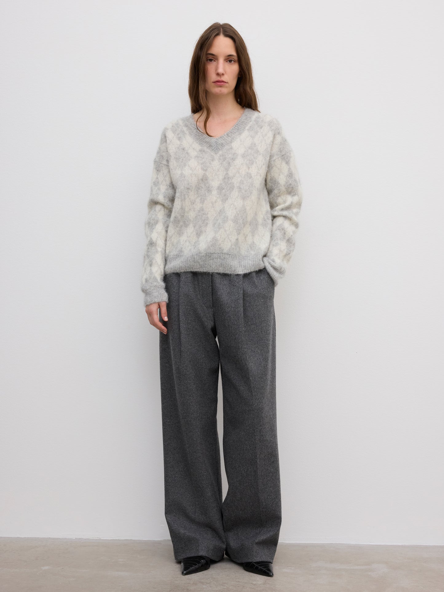 Dagmar Brushed Alpaca Knit-ulltröja NWT