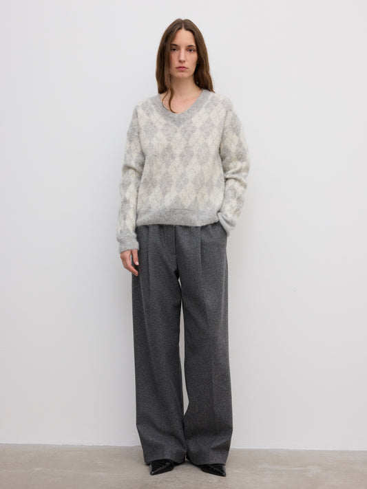 Dagmar Brushed Alpaca Knit-ulltröja NWT