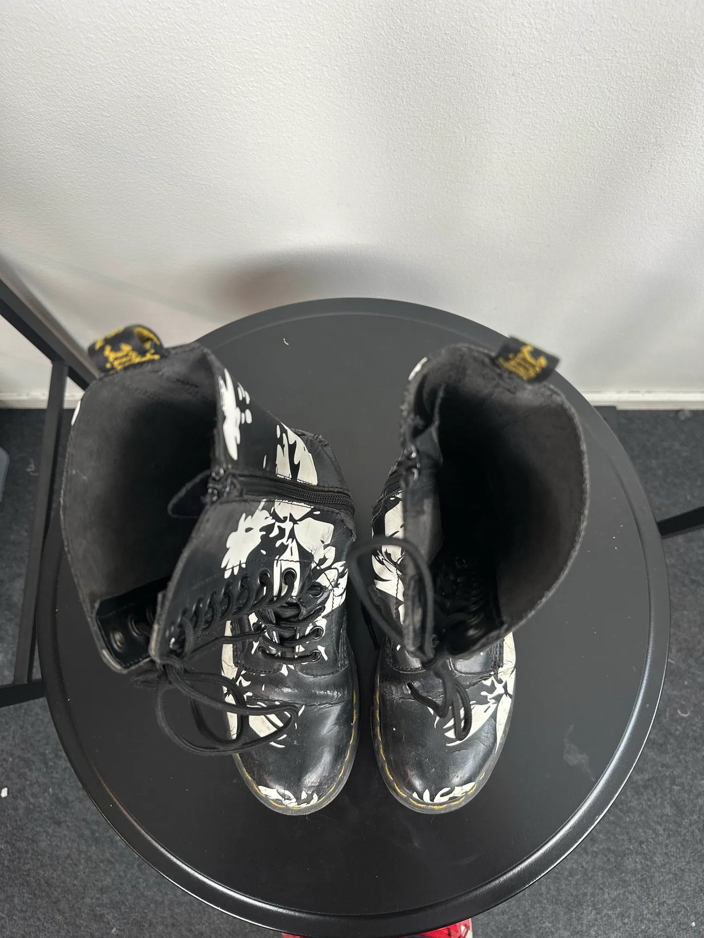 Dr. Martens 1914 Vonda White-skinnboots