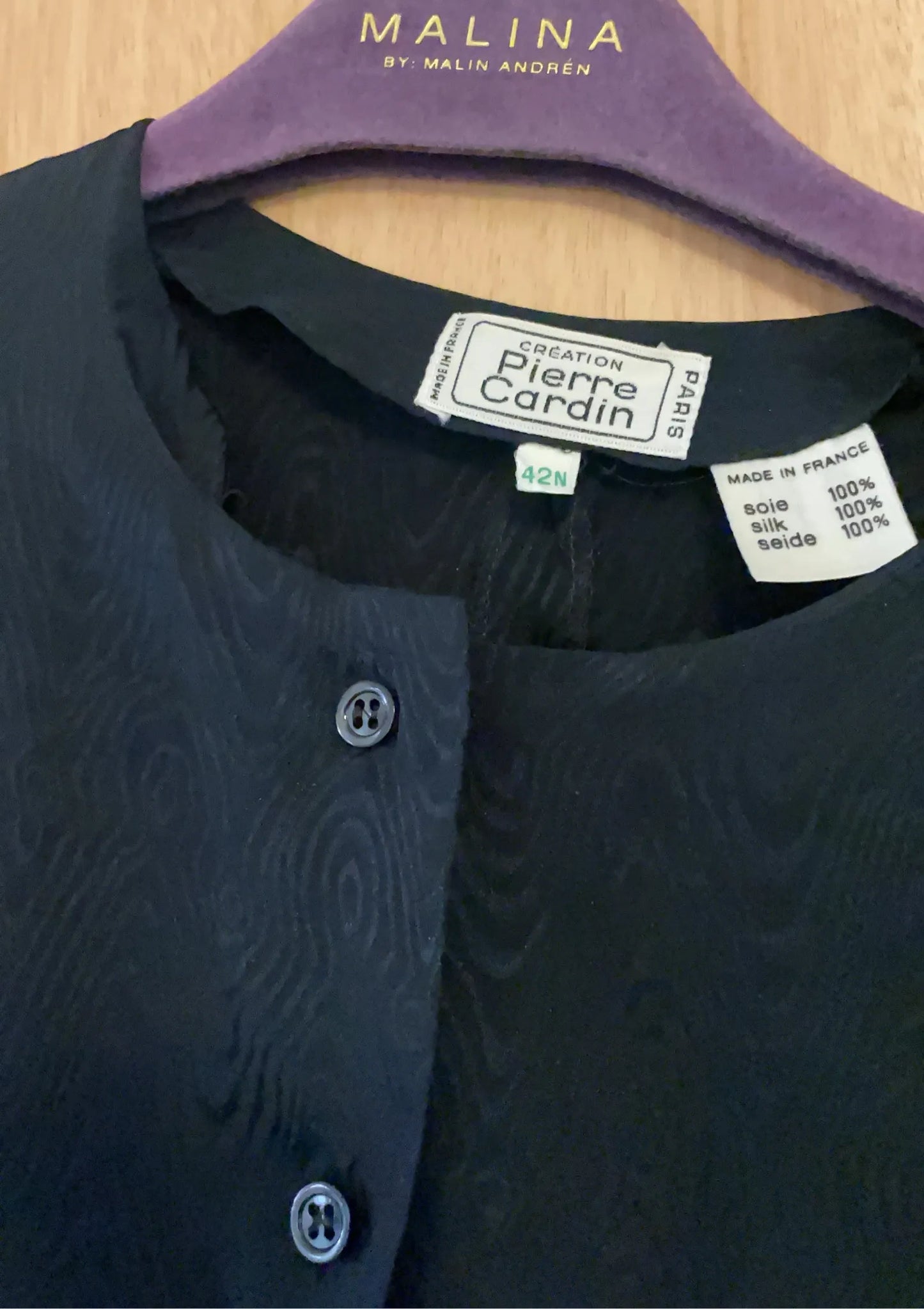 Pierre Cardin-sidenblus