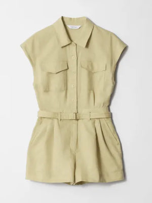 & Other Stories Utility Playsuit-linnejumpsuit