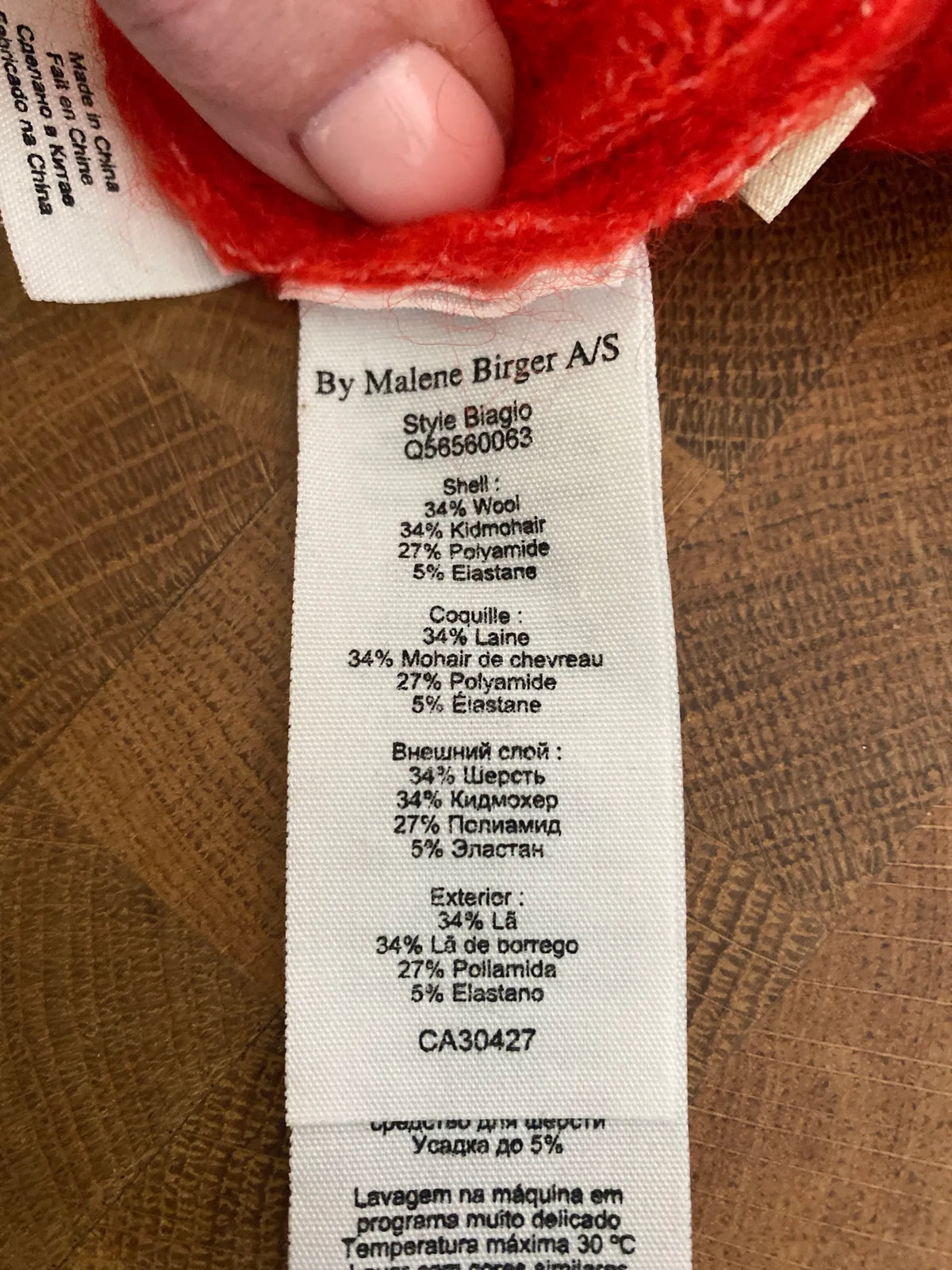 By Malene Birger Biagio-ulltröja