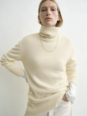 Toteme High Turtleneck-kashmirpolotröja NWOT