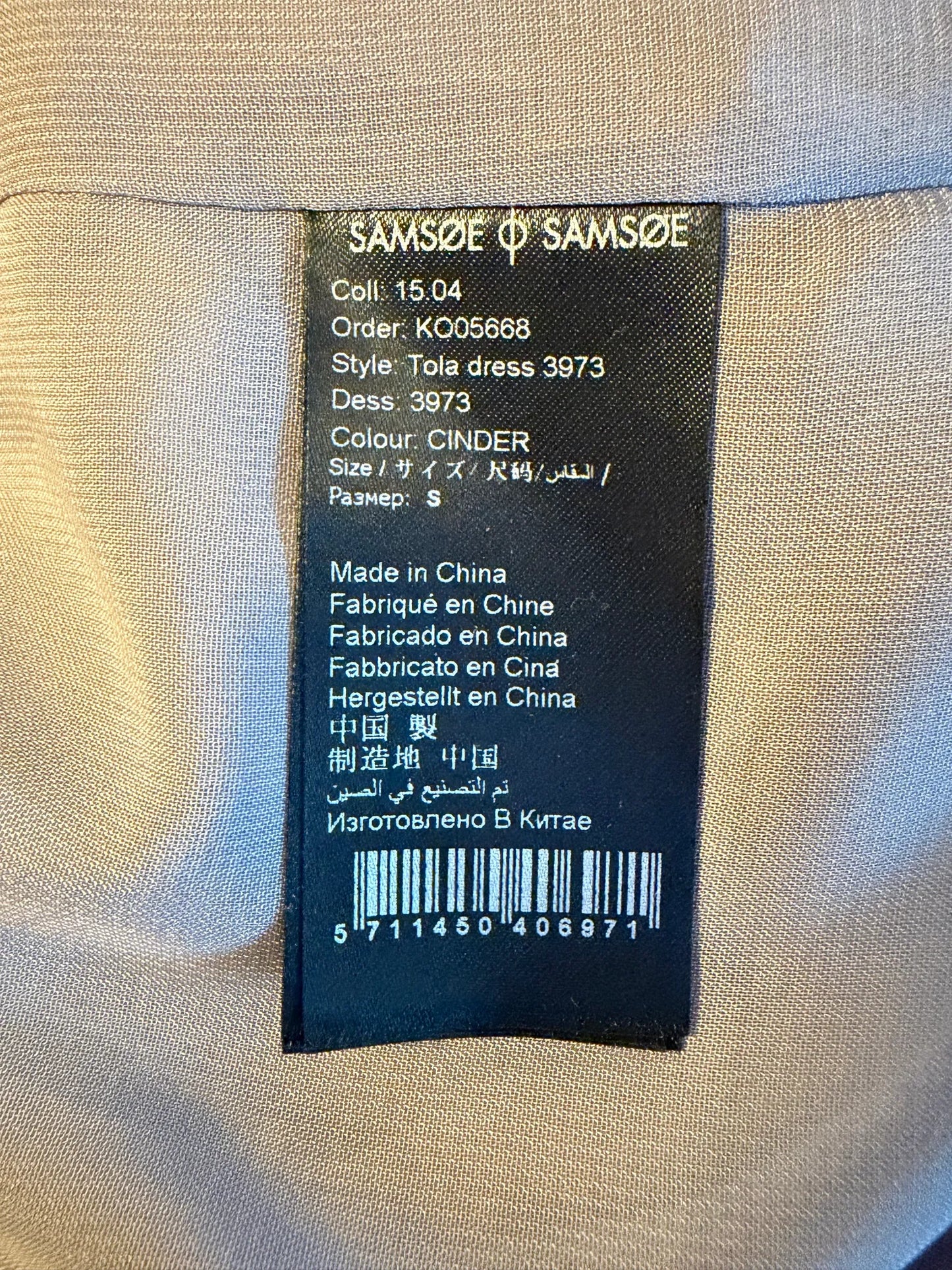 Samsøe Samsøe Tola-klänning NWOT
