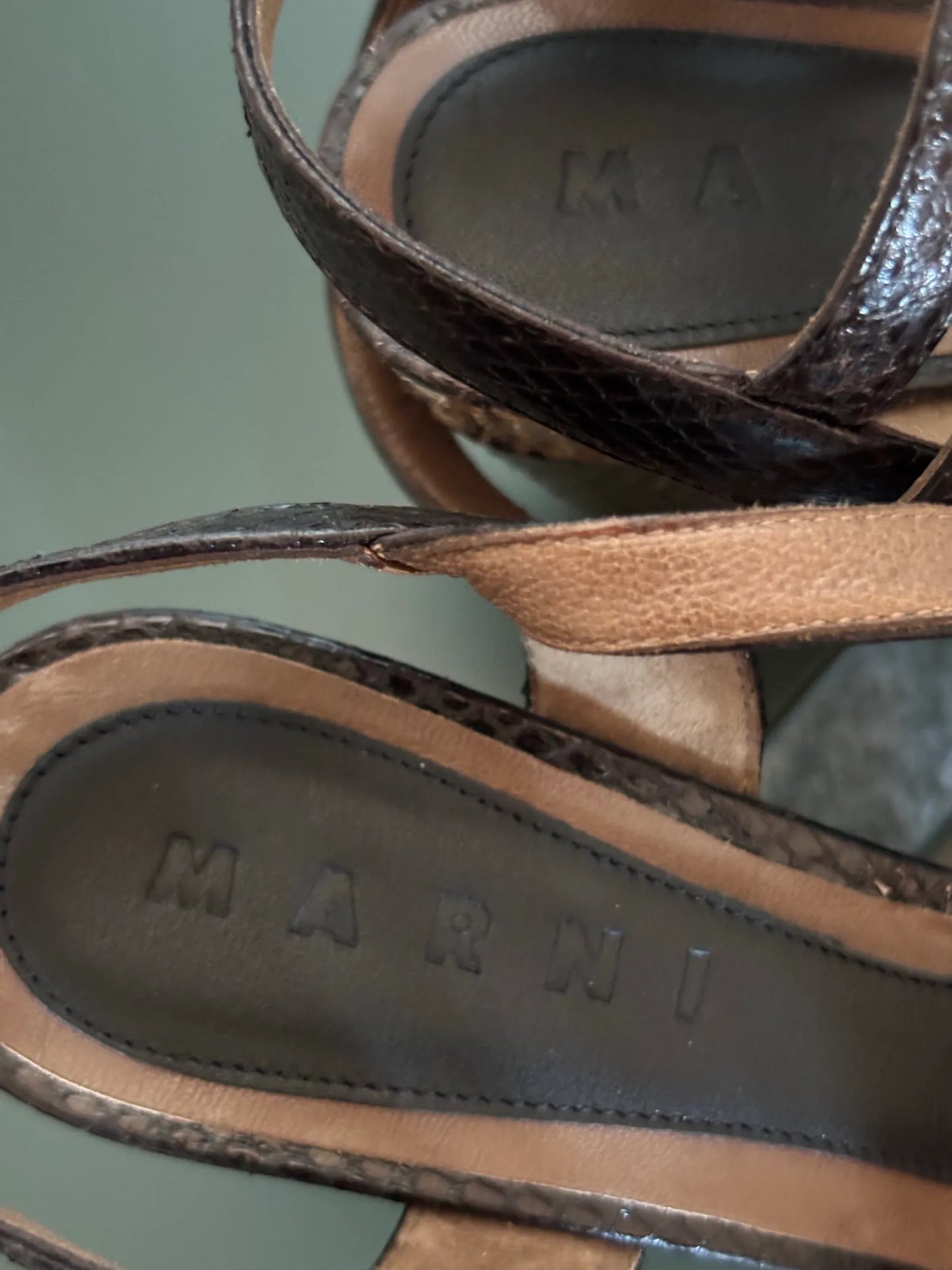 Marni-skinnskor NWOT