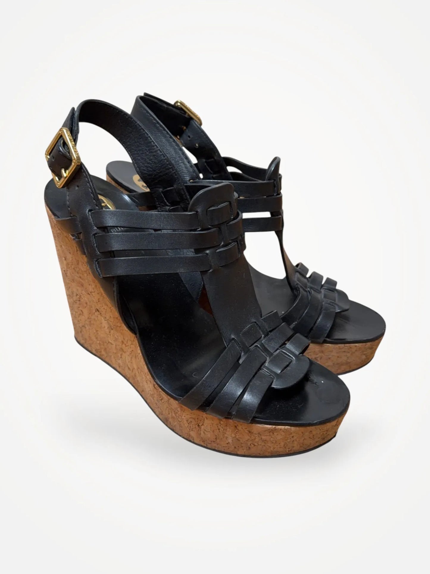 Tory Burch-skinnsandaler