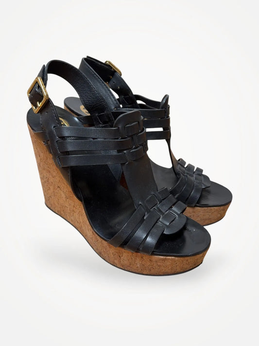 Tory Burch-skinnsandaler
