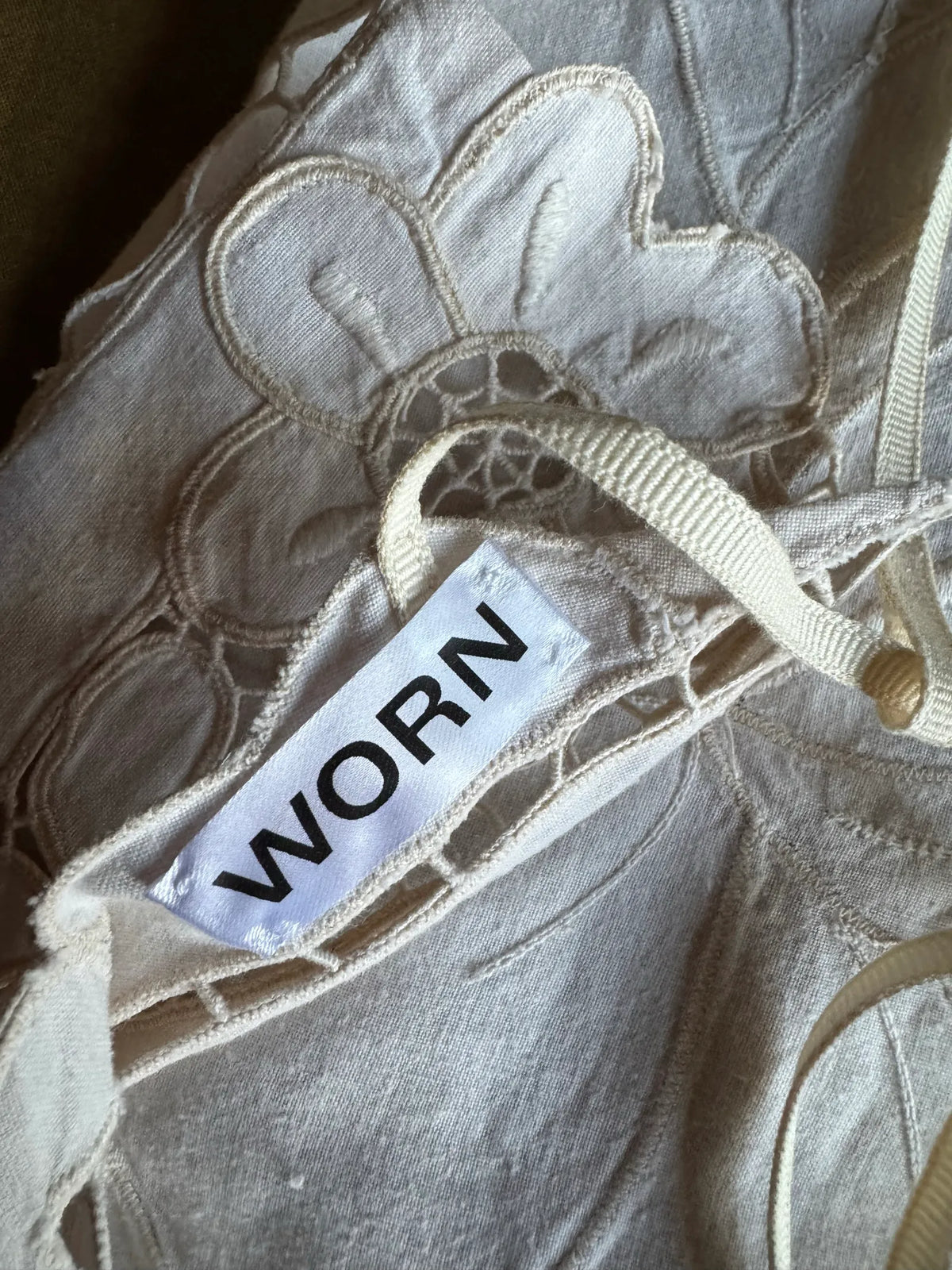 Worn vintage 09 Floral-topp NWOT