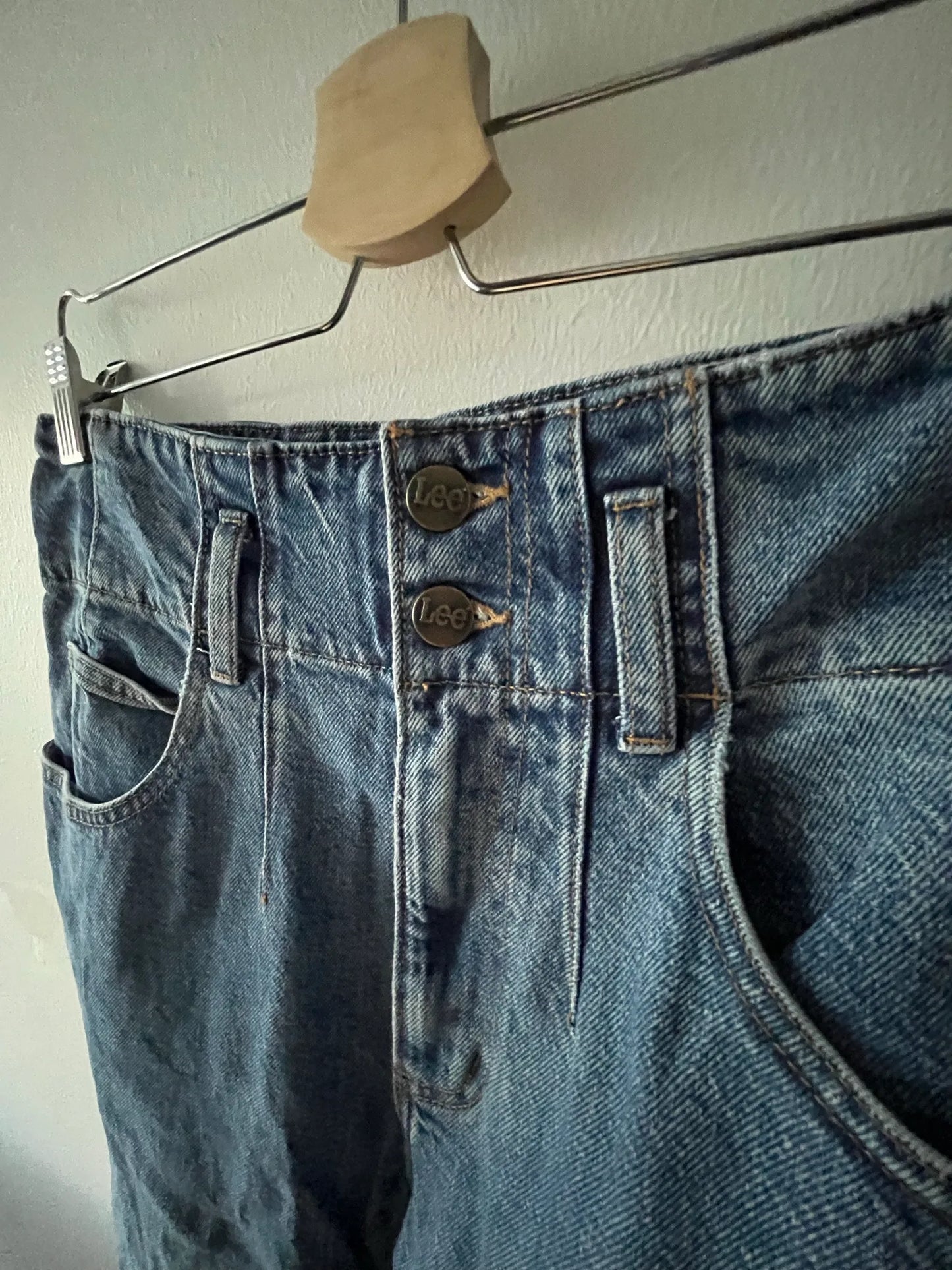 Lee Pleated Straight Leg Jeans