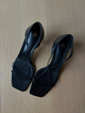 Toteme Knot Leather Heels
