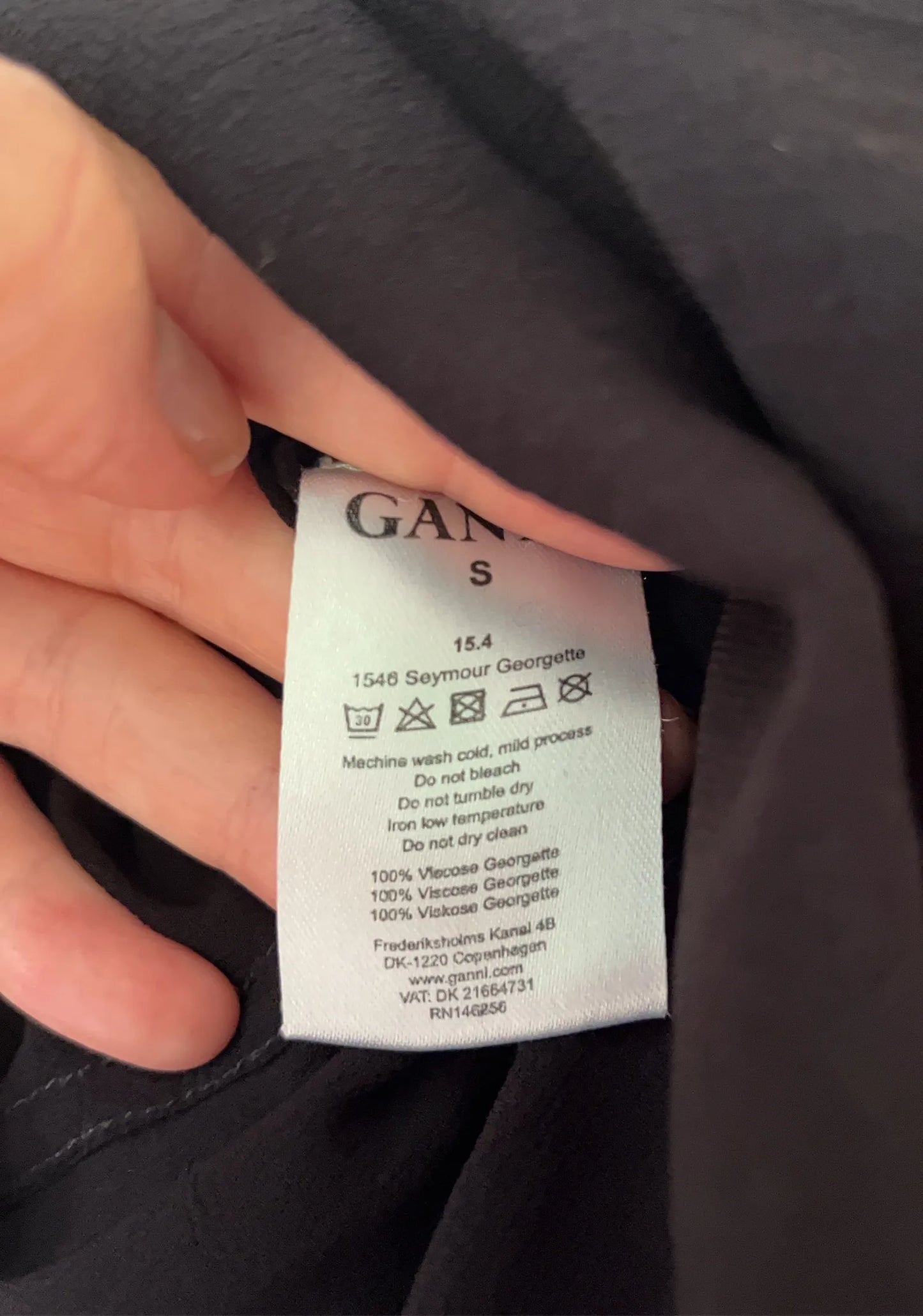 Ganni Seymour Georgette Skirt