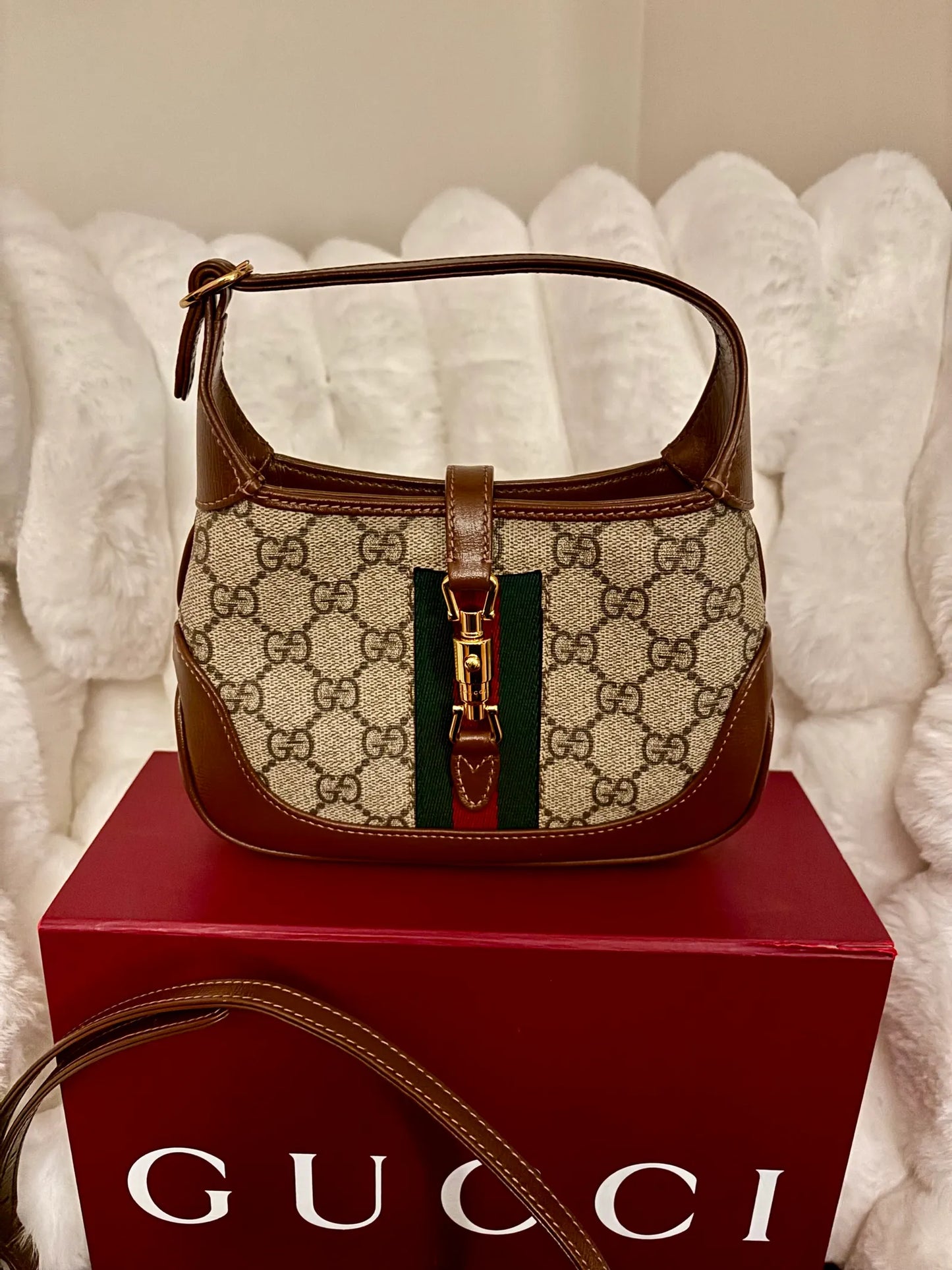 Gucci Jackie Mini 1961 Gg Supreme Handbag