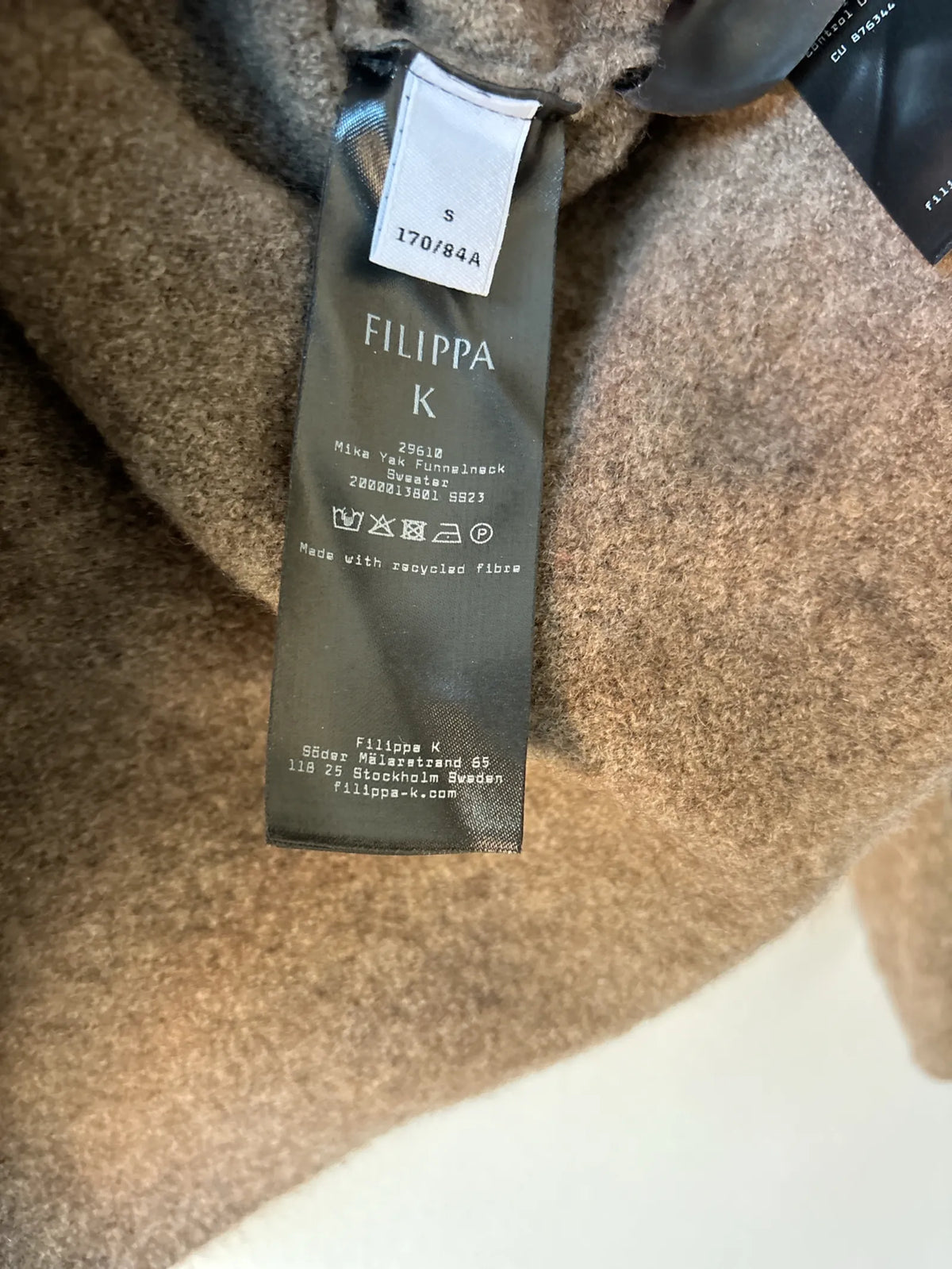 Filippa K Mika Yak Funnelneck Turtleneck