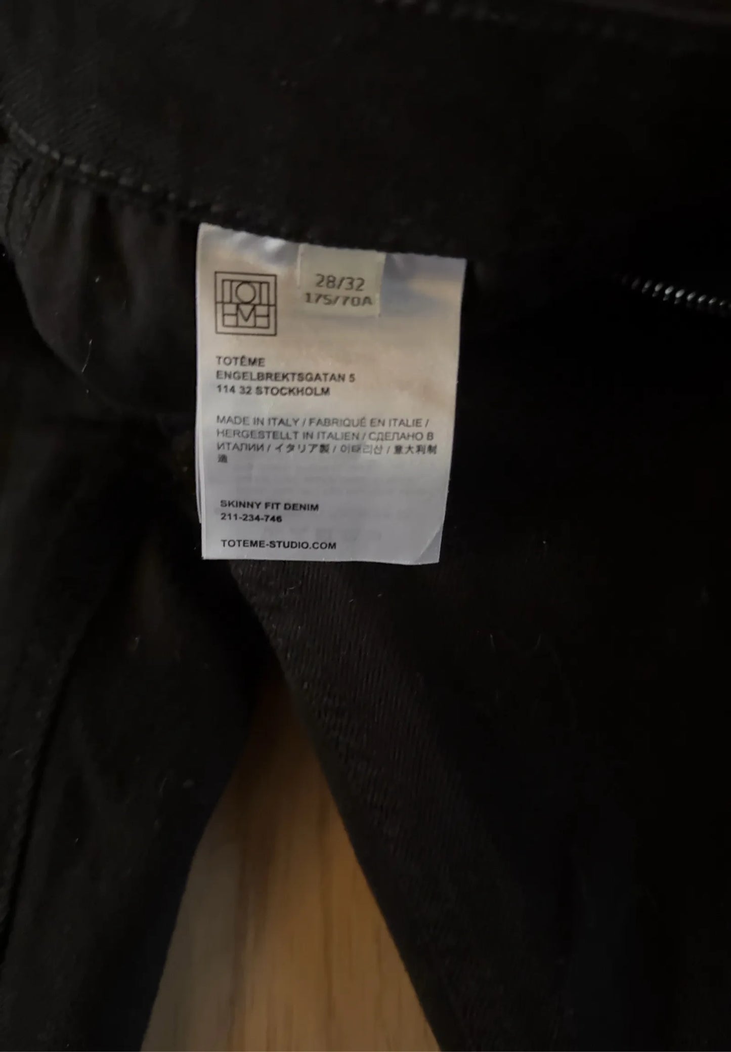 Toteme Skinny fit denim-jeans