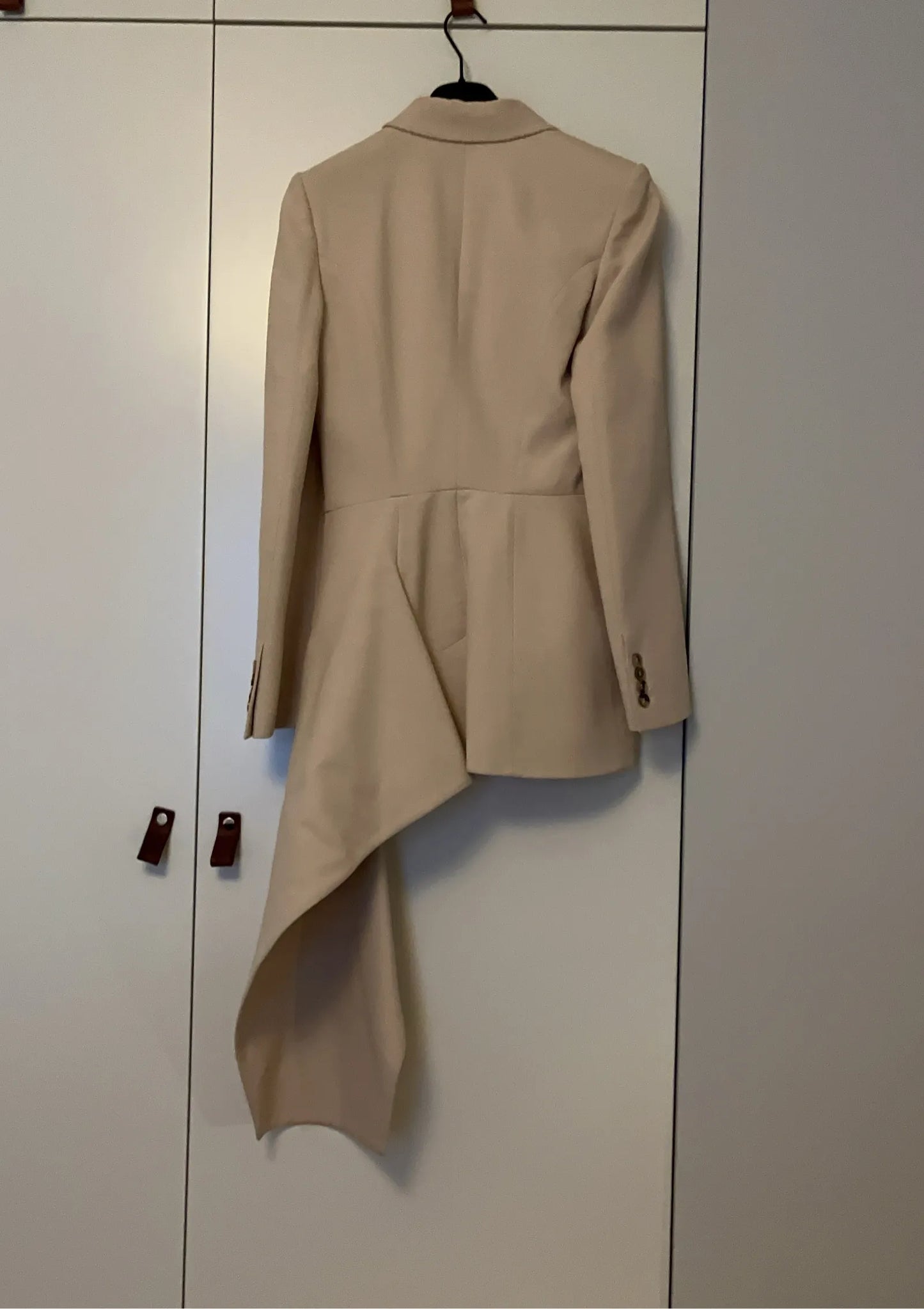 Alexander Mcqueen One Button Drapped Blazer