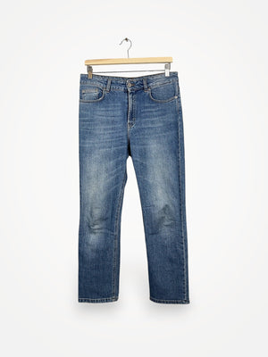 Filippa K Stella Cropped Mid Blue Denim Jeans
