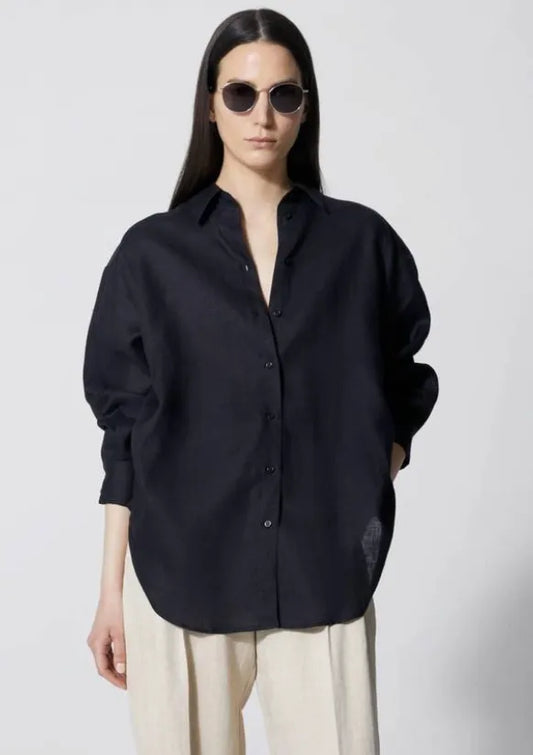 Dagmar Oversized-linneskjorta