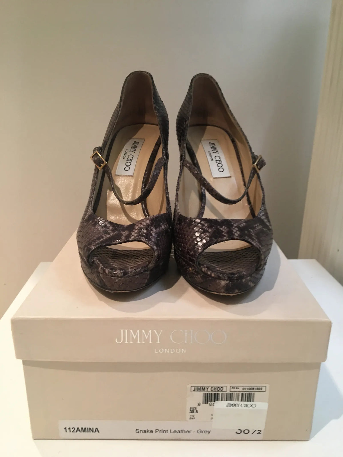 Jimmy Choo 112 Amina-skinnklackar
