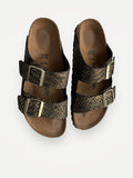 Birkenstock Arizona Mf Shiny Python Sandals