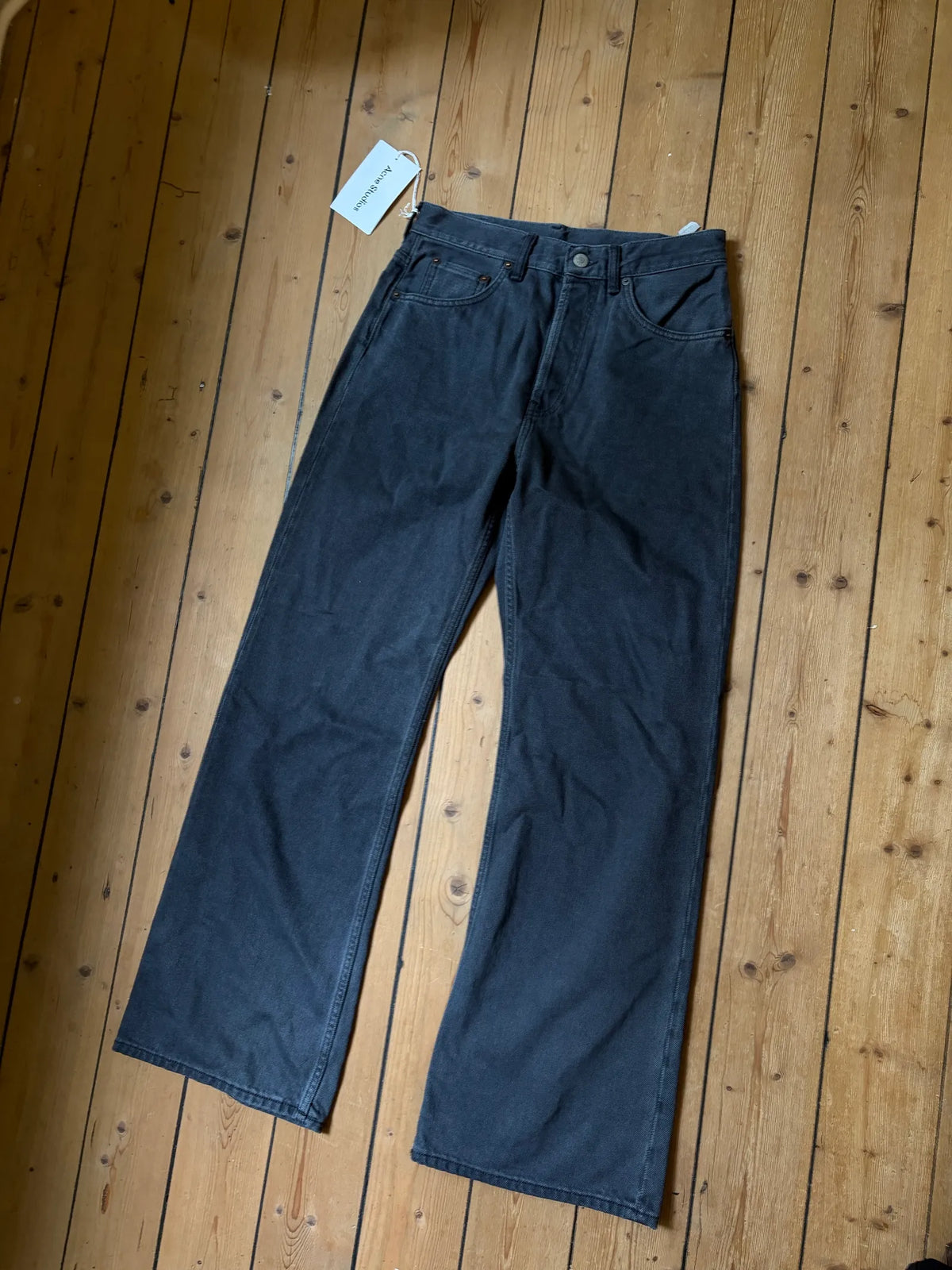 Acne Studios 2021f Faded Black-jeans NWT