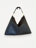 Toteme Bevel Grained-leather Black Shoulder bag
