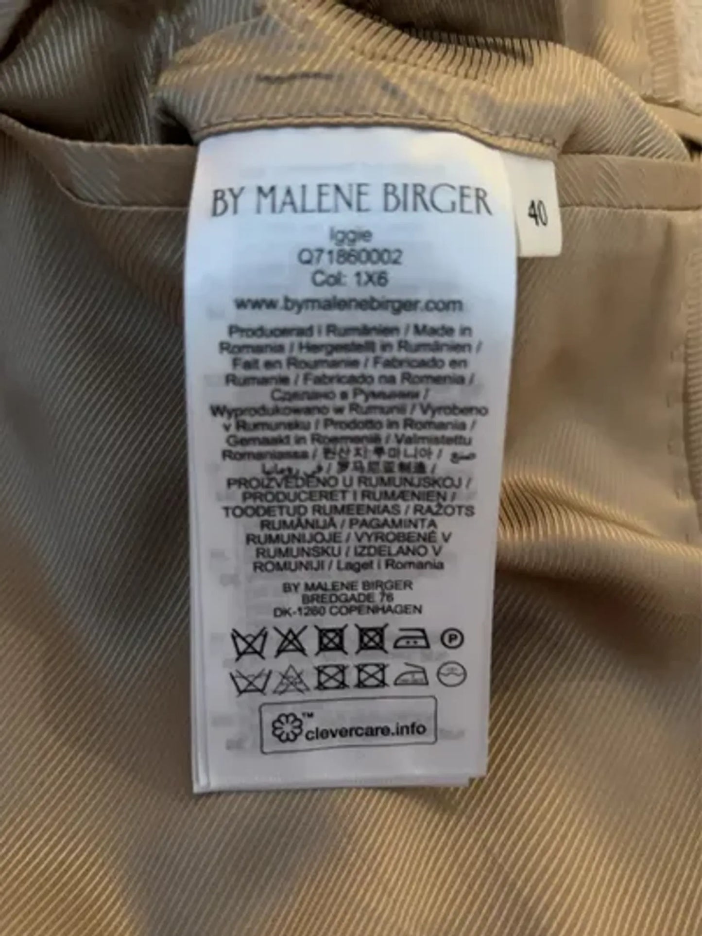 By Malene Birger Iggie-ullkappa NWT