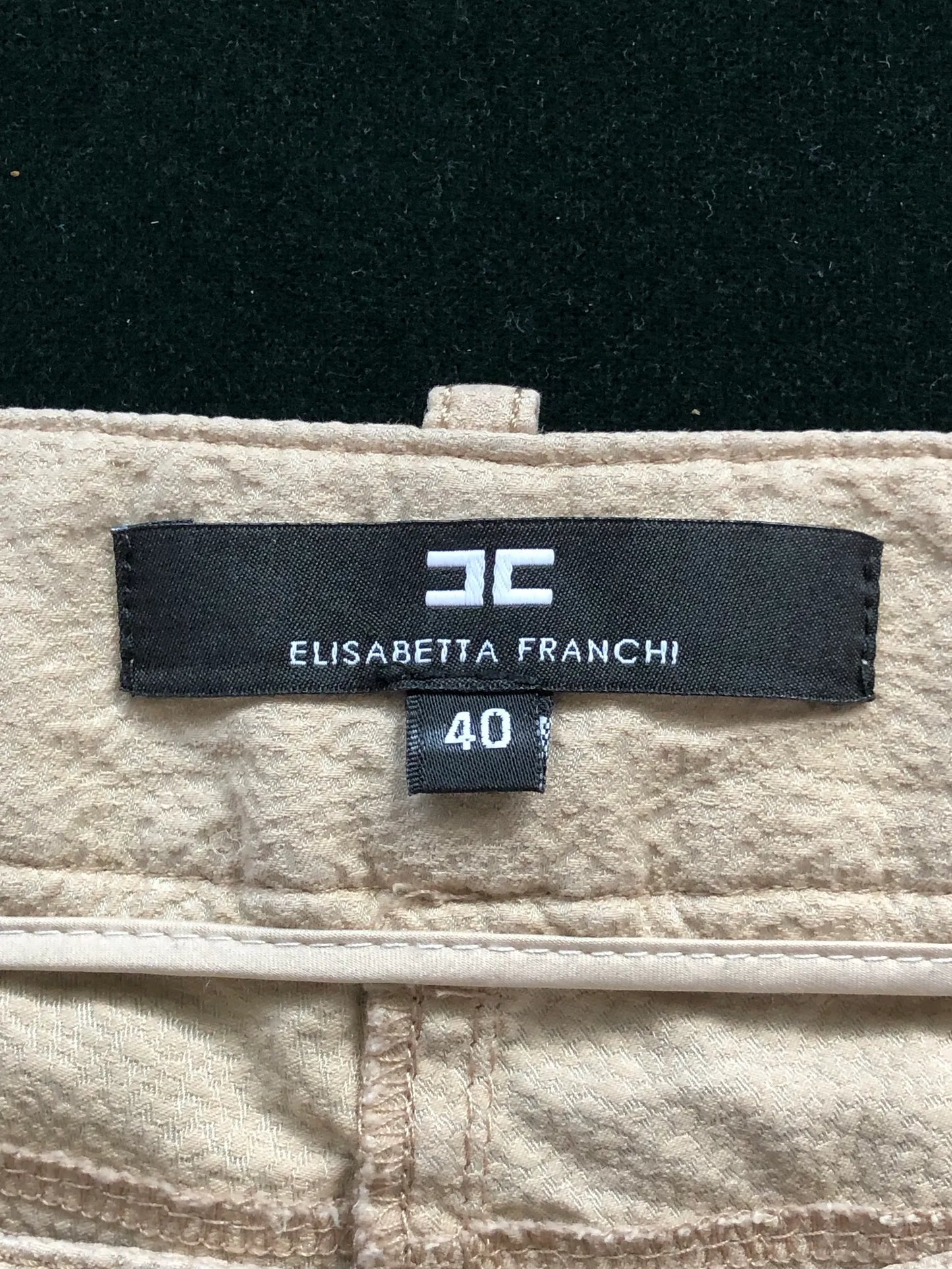 Elisabetta Franchi Pantalone Celena Panjang Trousers