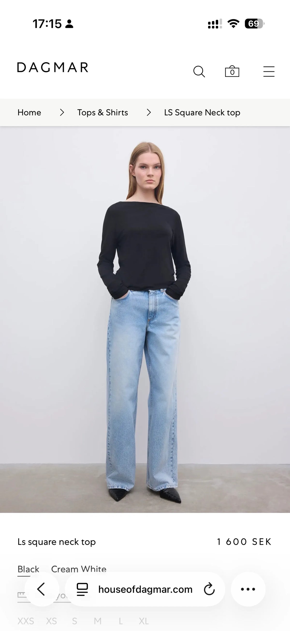 Dagmar Sqaure Ls Top