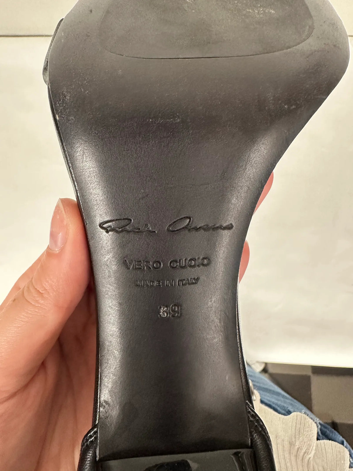 Rick Owens-skinnklackar NWOT