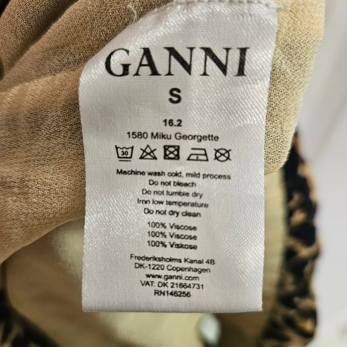 Ganni Miku Georgette Trousers