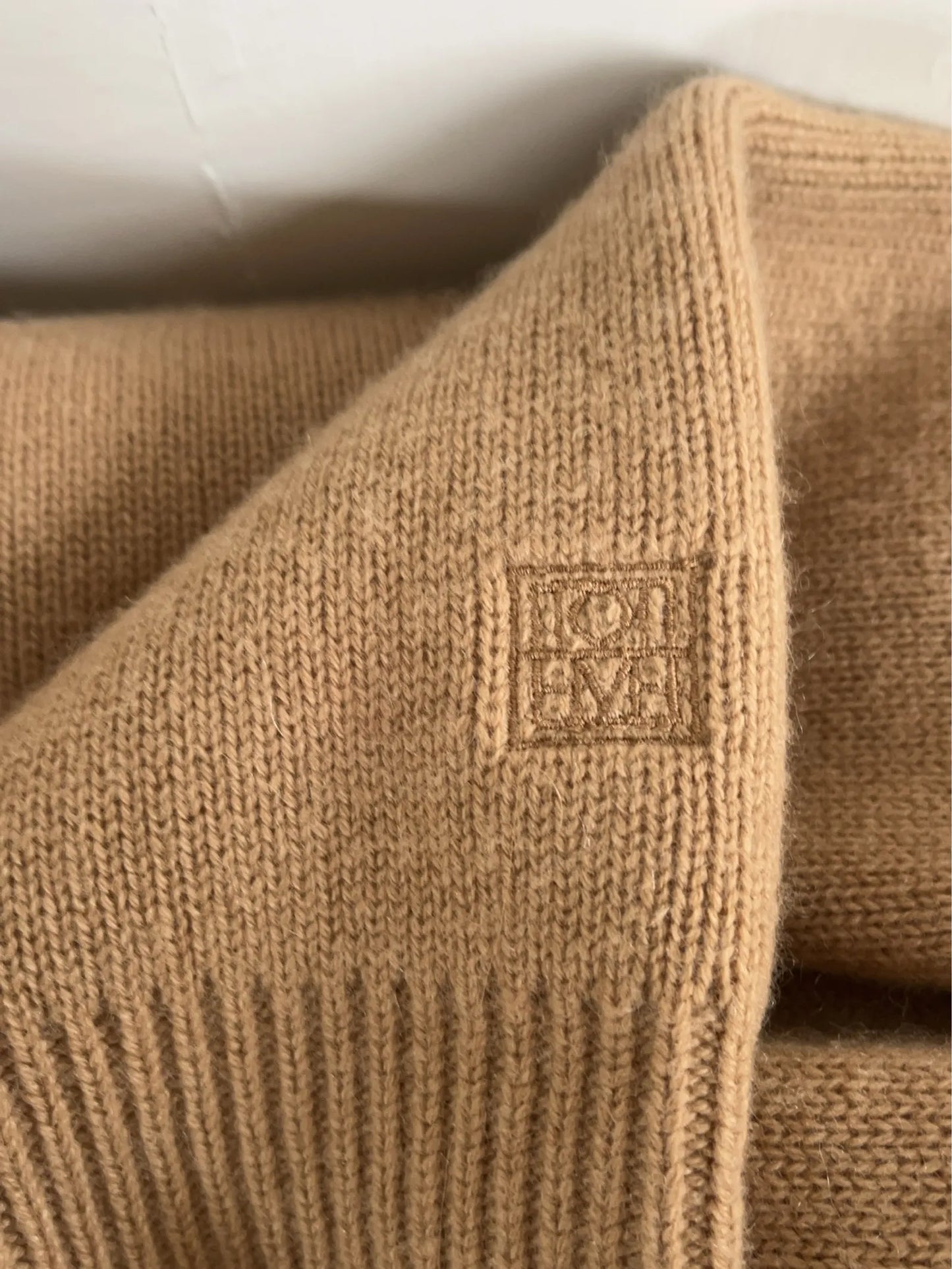 Toteme Cropped Crew Knit-ulltröja