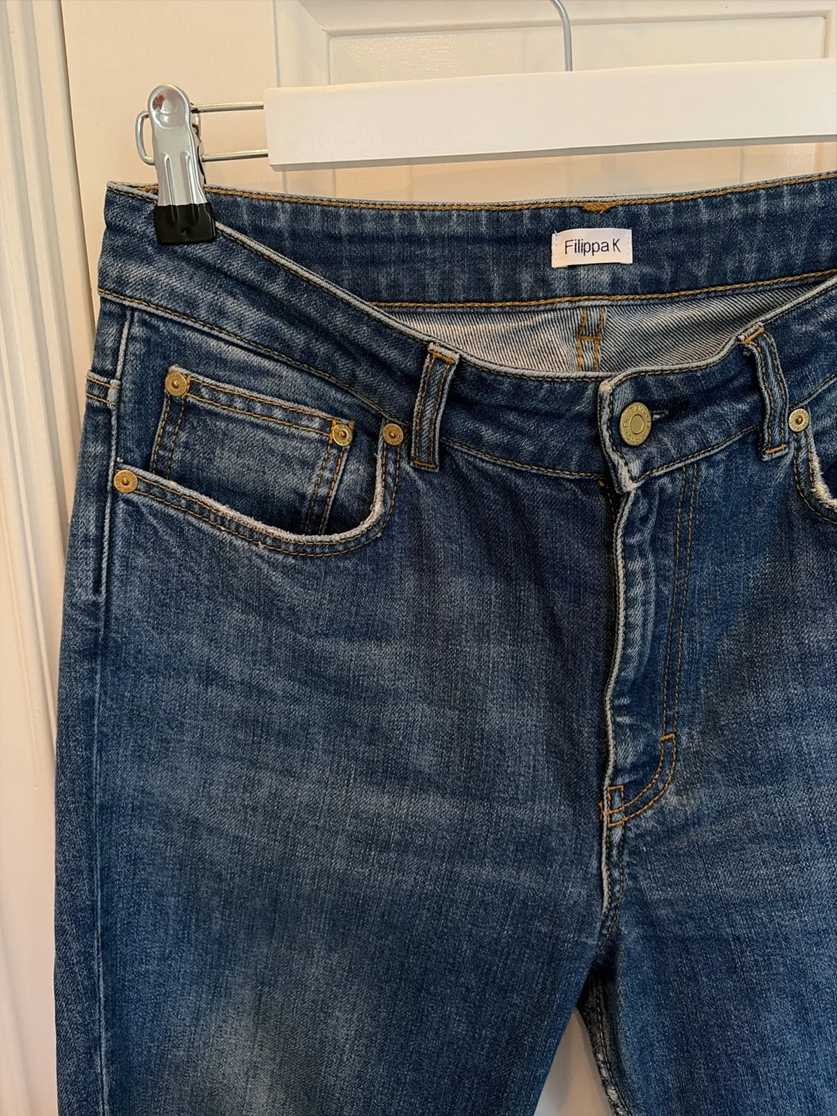 Filippa K Stella Mid Blue Wash-jeans