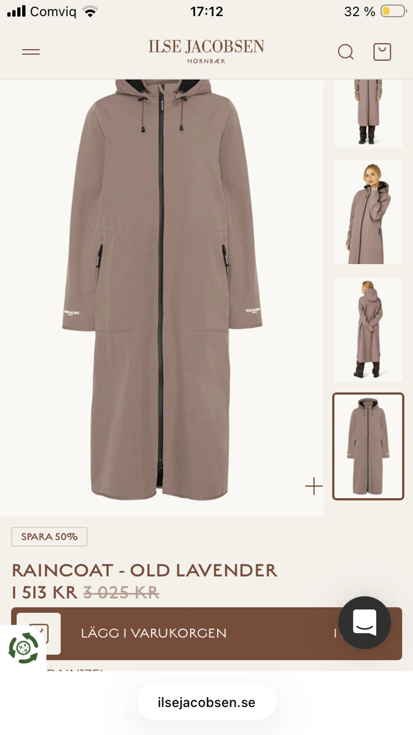 Ilse Jacobsen Rain jacket