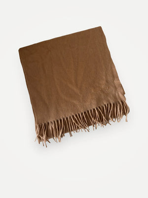 Mulberry Cashmere Dark Camel-kashmirhalsduk NWOT
