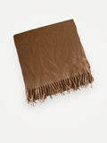 Mulberry Cashmere Dark Camel-kashmirhalsduk NWOT