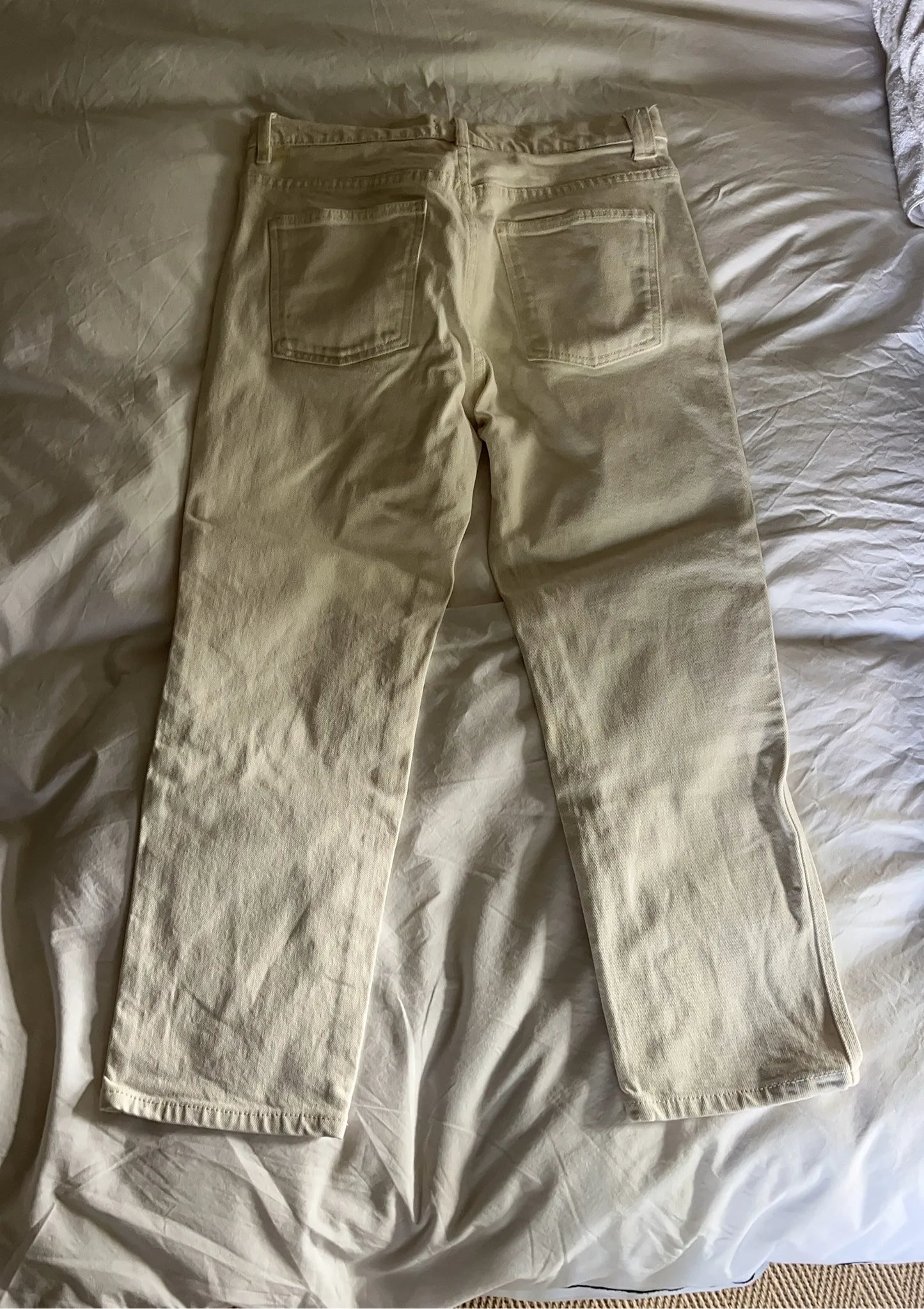 Dagmar Cropped Offwhite Jeans