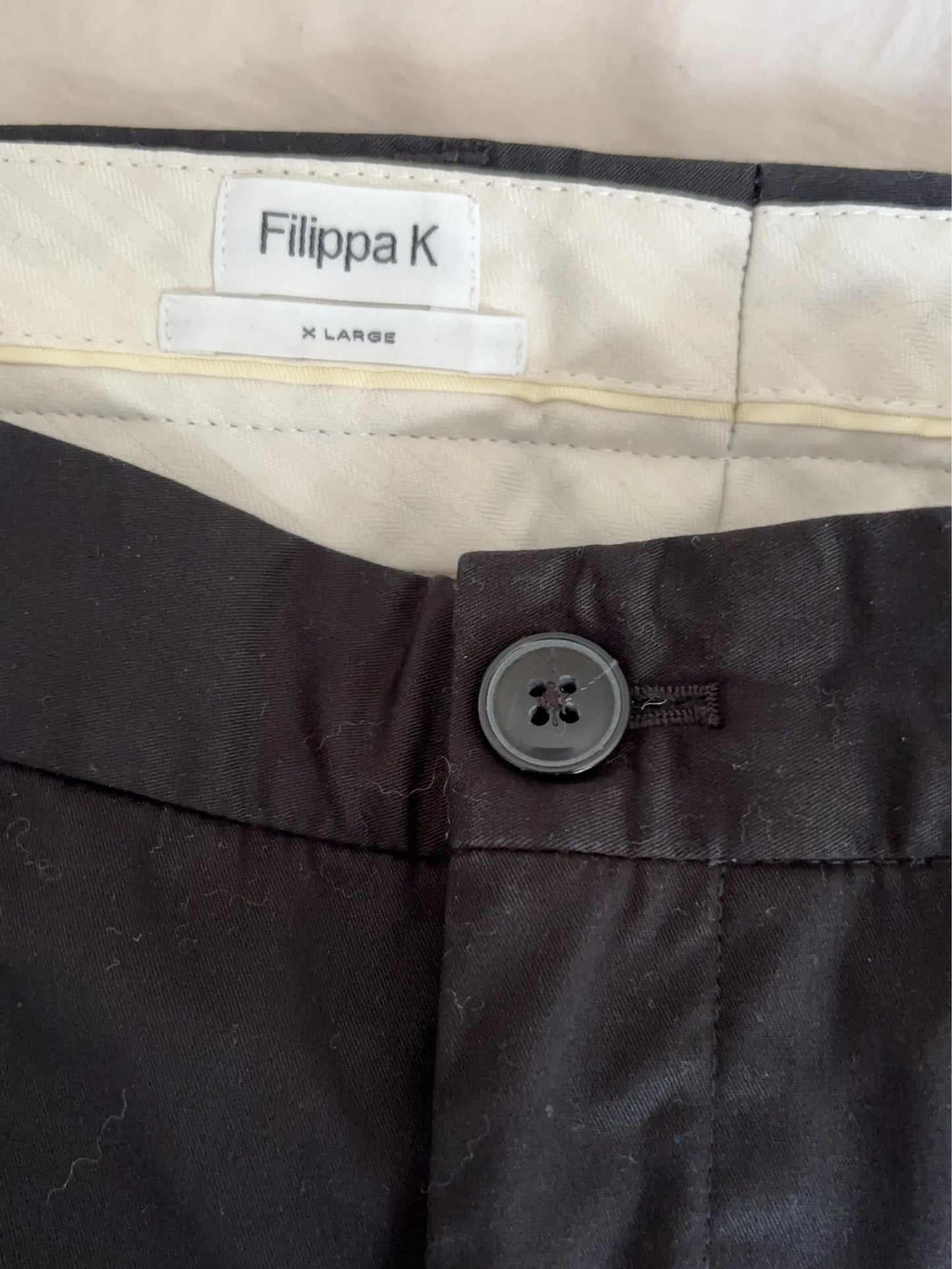 Filippa K Luisa Cotton Slacks-kostymbyxor