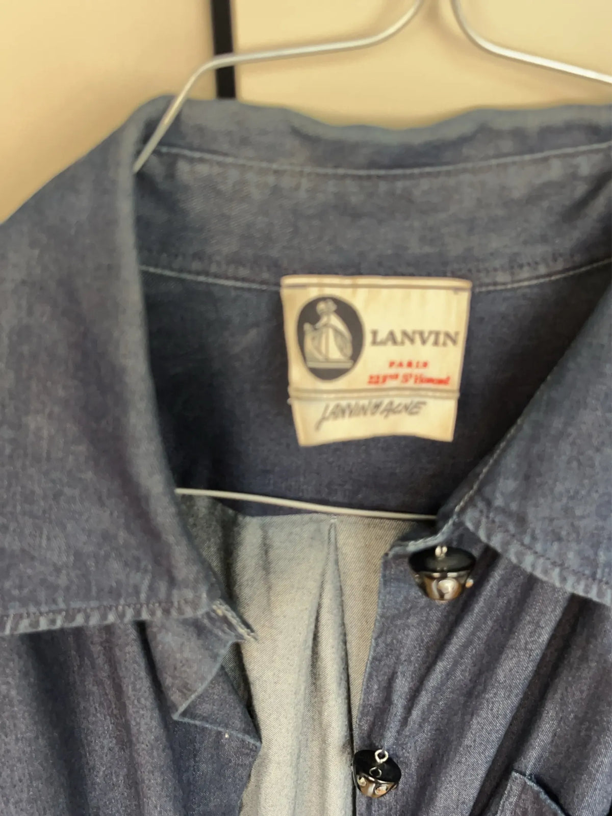 Lanvin/acne-skjorta
