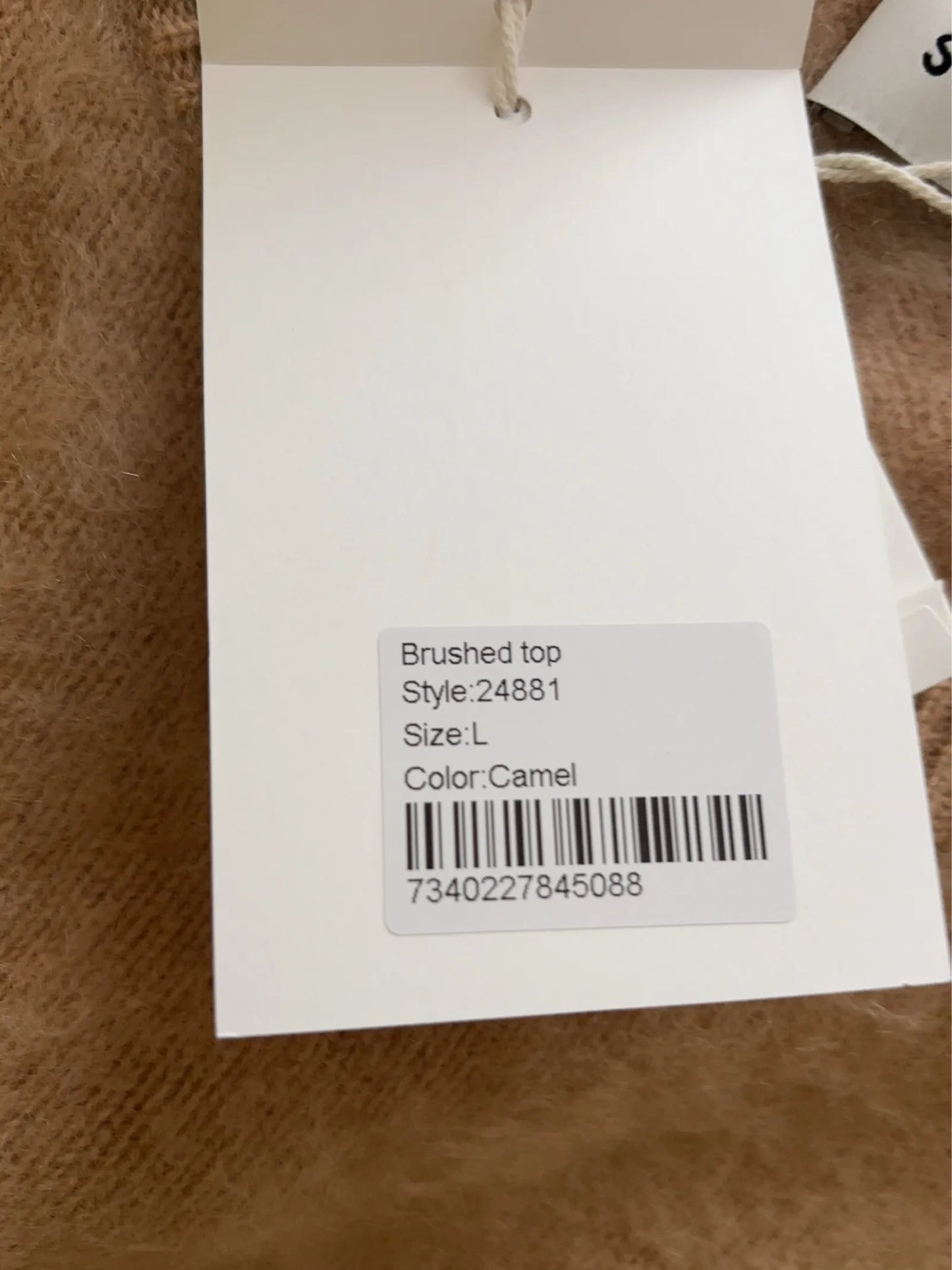 Soft Goat Brushed top Sweater