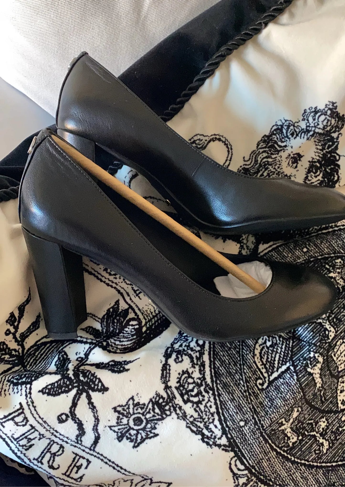 Ralph Lauren Maddie Pm Drs Black Heels