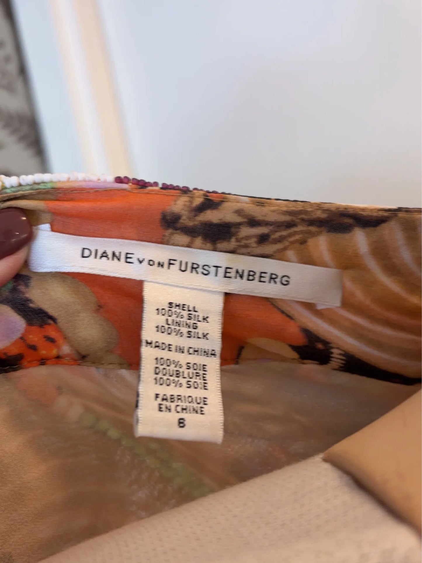 Diane Von Furstenberg-sidenblus