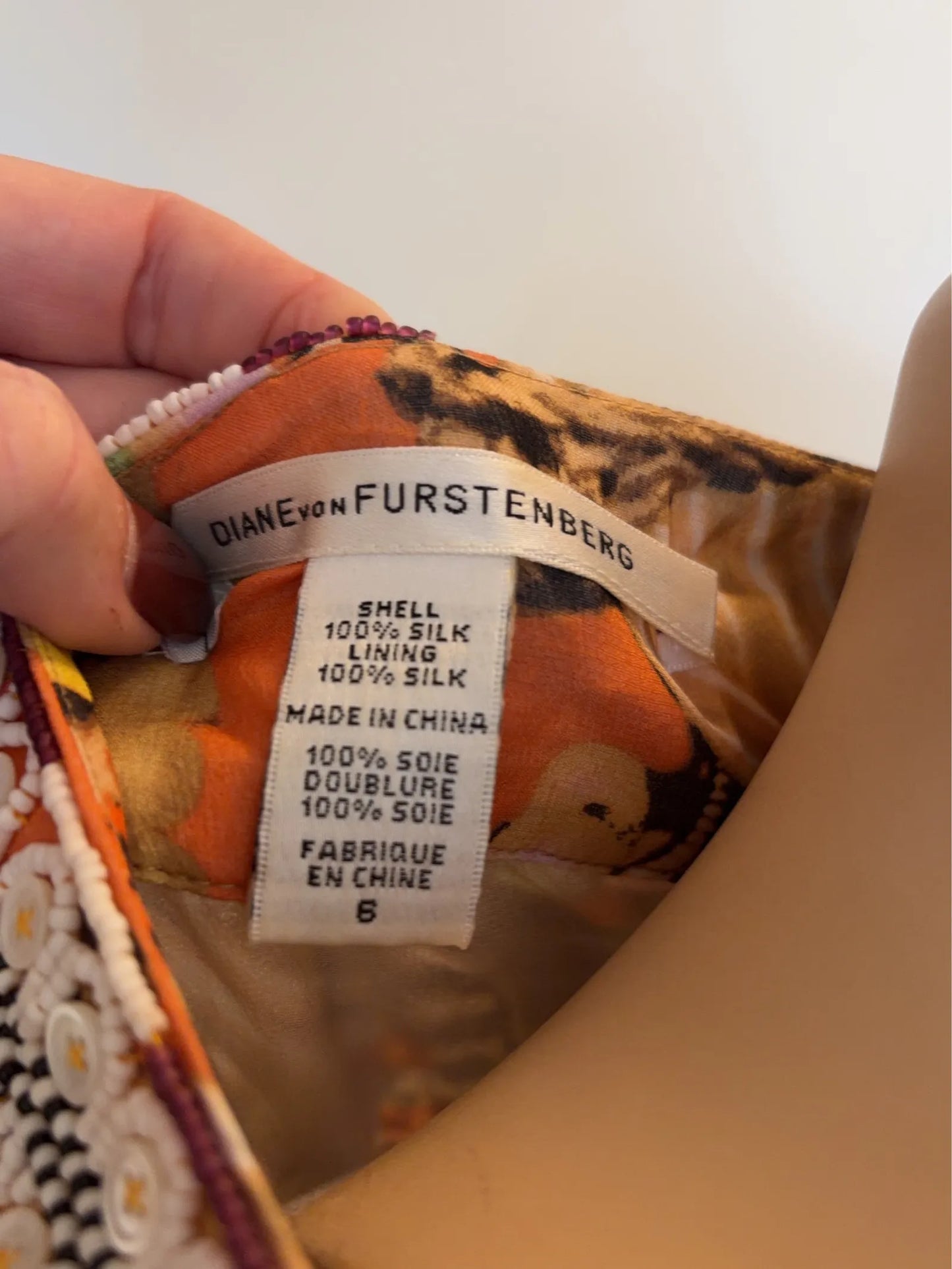 Diane Von Furstenberg-sidenblus