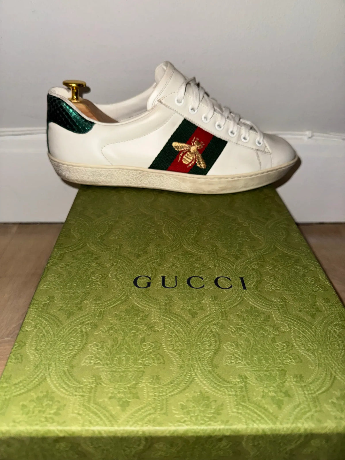 Gucci Ace With Bee-skinnsneakers