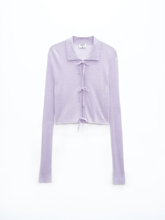 Filippa K Cropped Tie Cardigan