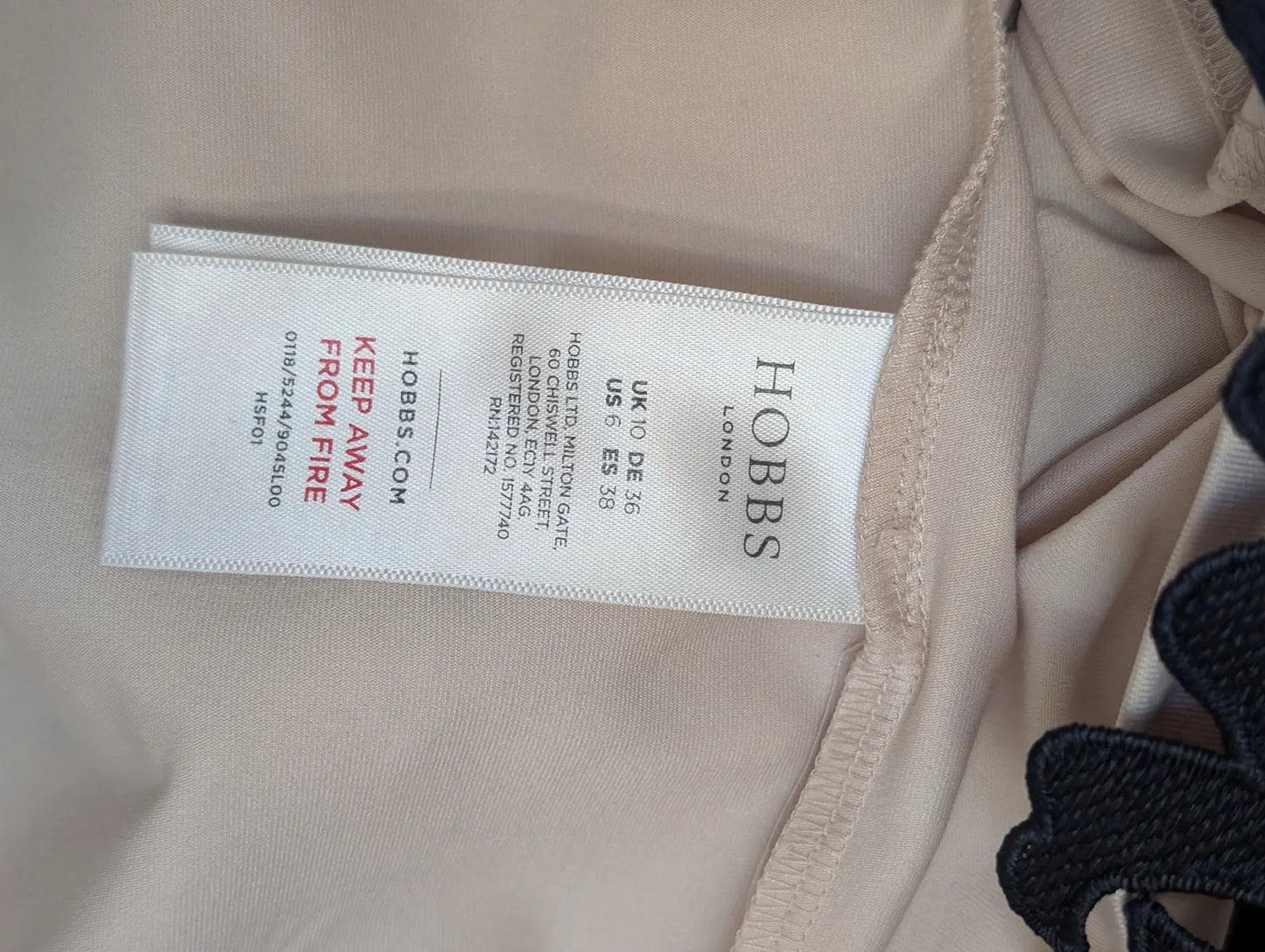 Hobbs-klänning NWOT